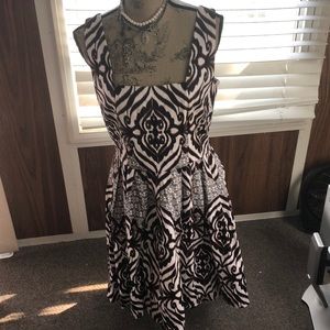 Eva Mendes Dress-Geometrical Inspiration